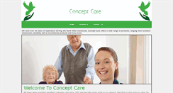 Desktop Screenshot of conceptcare.co.uk